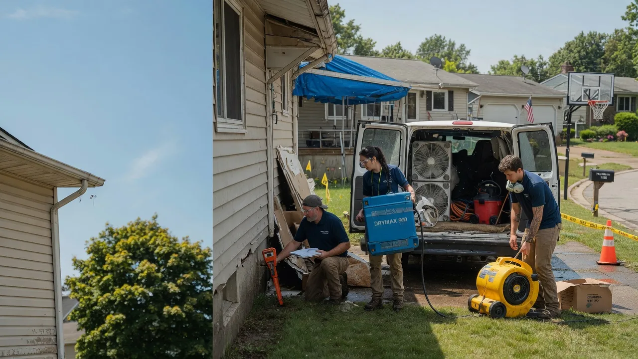 Ceiling Leak Cleanup in Clayton, OH near me